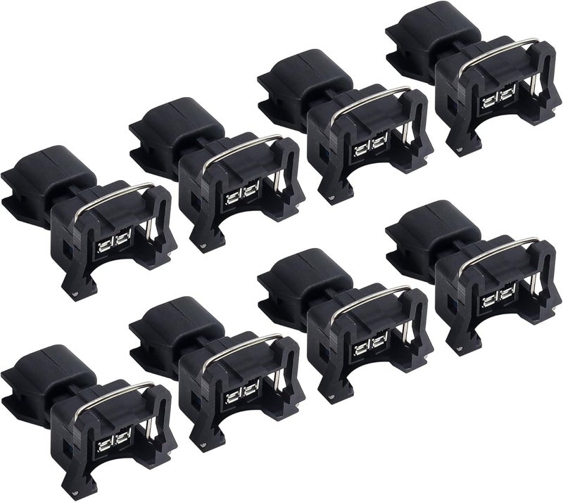 OXCANO 8pcs Fuel Injector Connector Adapters EV6 to EV1 Wiring Harness Wire Compatible with USCAR LS2 LS3 LS7 LSX LS1 LS6 LT1 TPI LS Swap, Using the EV1 injector on the EV6 wiring harness - Image 1